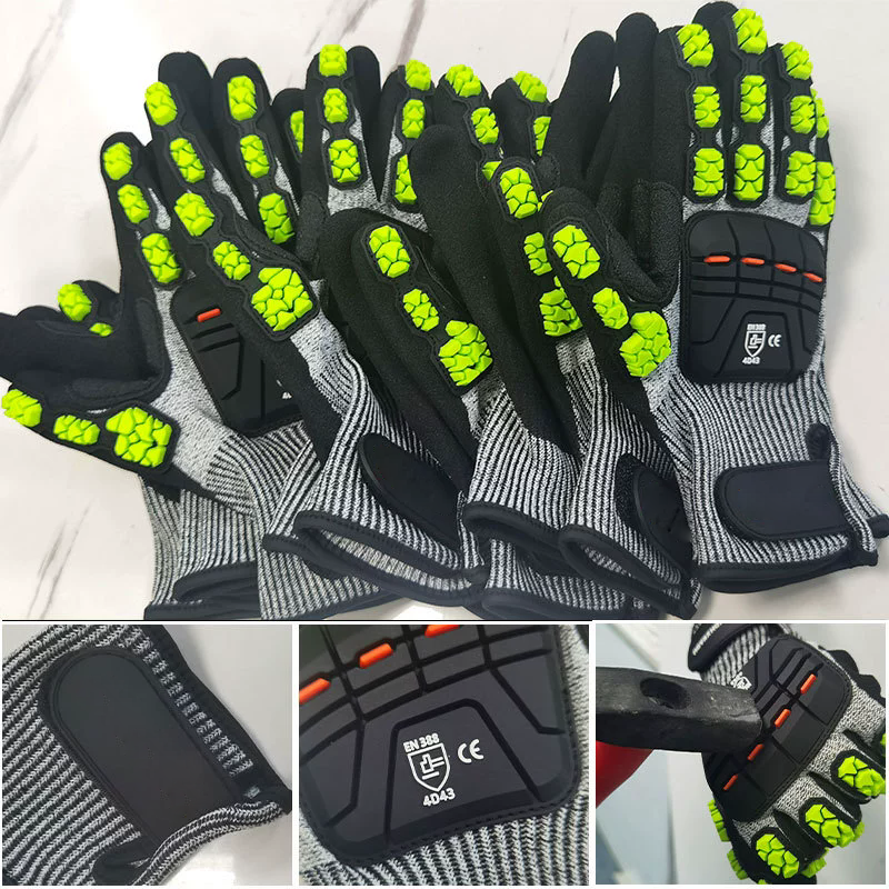 HPPE anti-cutting gloves, TPR  - огляд і ціна Cut Resistant Glove