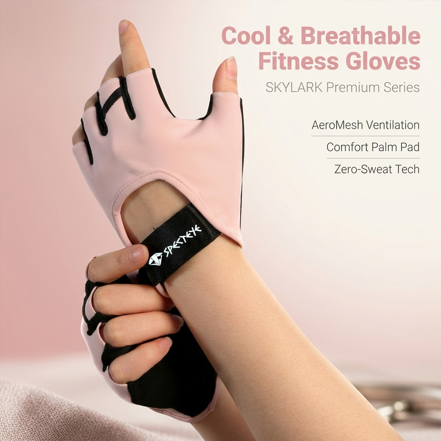 Women Pink Half Finger Fitness - огляд і ціна Workout Glove Gym