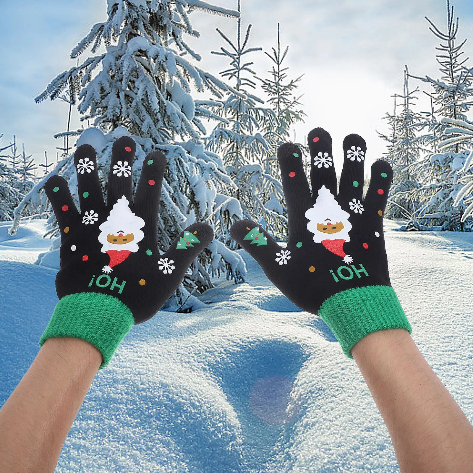 1-20Pairs Winter Knit Gloves T - огляд і ціна Wool Glove Lined