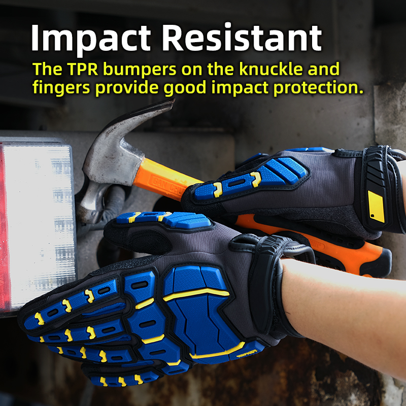 TPR Impact Resistant Work Glov - огляд і ціна Work Glove Impact