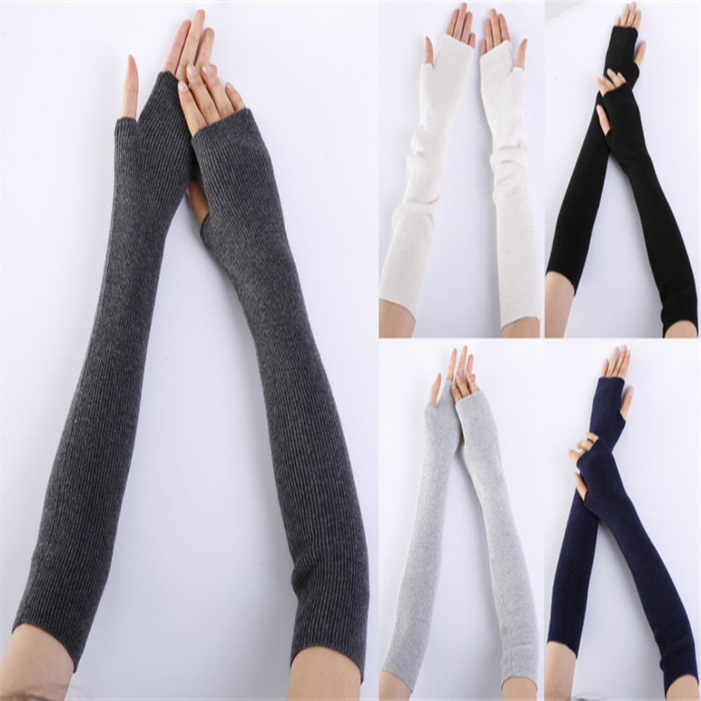 Unisex Men Ladies Fingerless G - огляд і ціна Fingerless Glove Knit