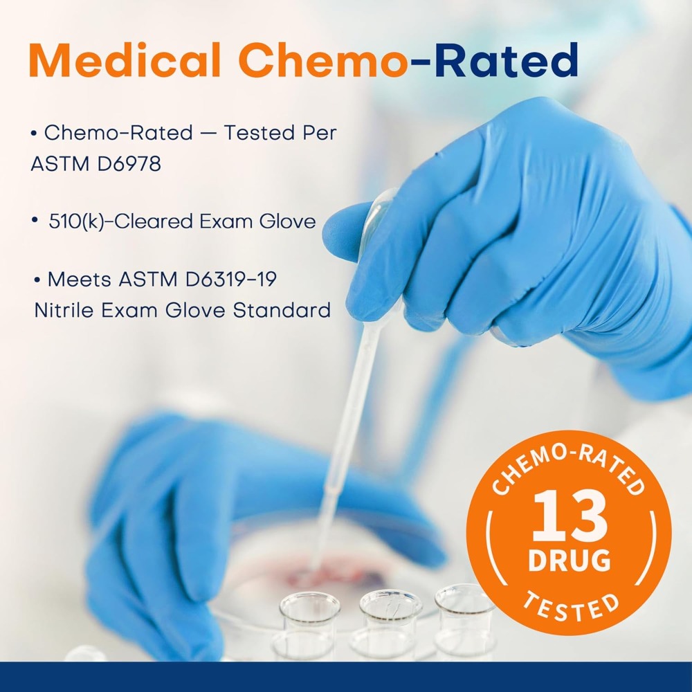 Medical Nitrile Exam Gloves, 1 - огляд і ціна Exam Glove Nitrile
