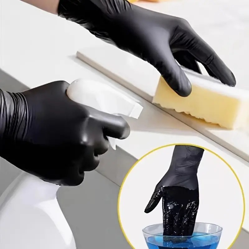 100/50/20PCS Black Nitrile Glo - огляд і ціна Nitrile Mechanic Glove