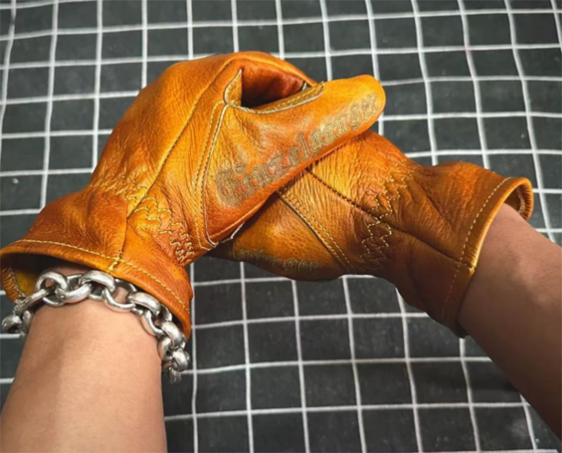 Handmade Genuine Leather Retro - огляд і ціна Motorcycle Glove Knuckle