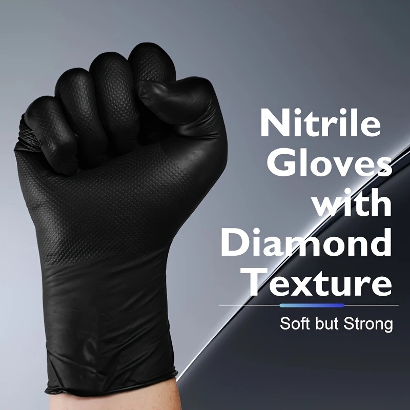 Black Heavy Duty Nitrile Dispo - огляд і ціна Nitrile Mechanic Glove