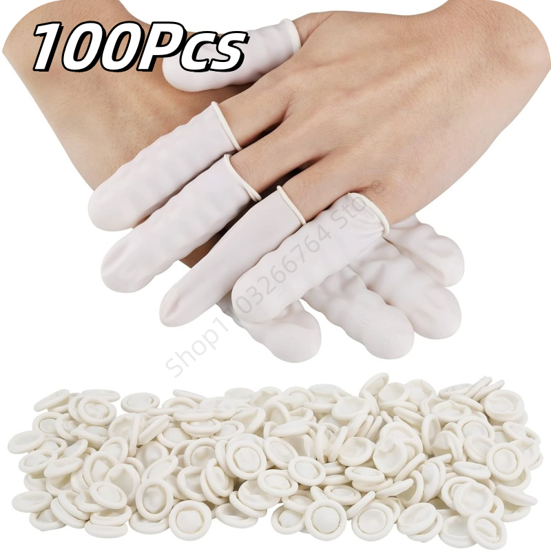 100Pcs Disposable Fingertips P - огляд і ціна Latex Disposable Glove