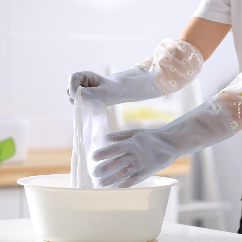 Floral Pattern Household Latex - огляд і ціна Rubber Glove Cleaning