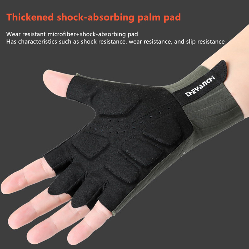 Summer Breathable Half Finger  - огляд і ціна Cycling Glove Padded