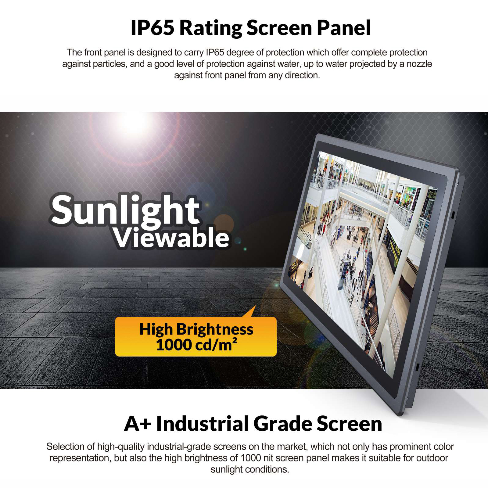Custom IP65 Waterproof Fanless - огляд і ціна Touchscreen Glove Capacitive
