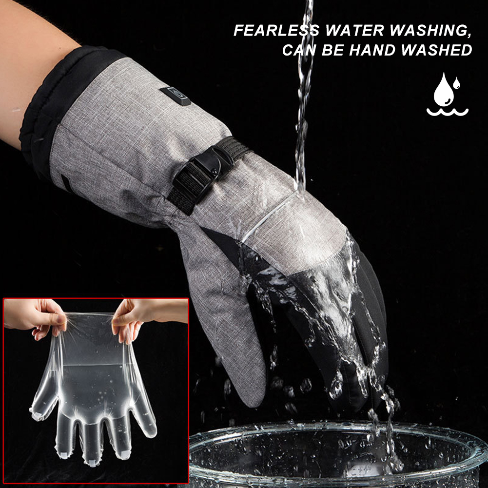 Electric Heated Gloves Men Wom - огляд і ціна Ski Glove Waterproof