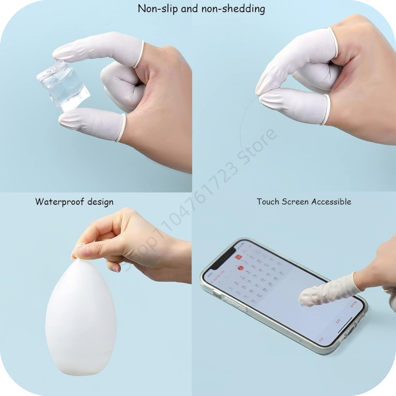 100Pcs Disposable Finger Cover - огляд і ціна Latex Disposable Glove