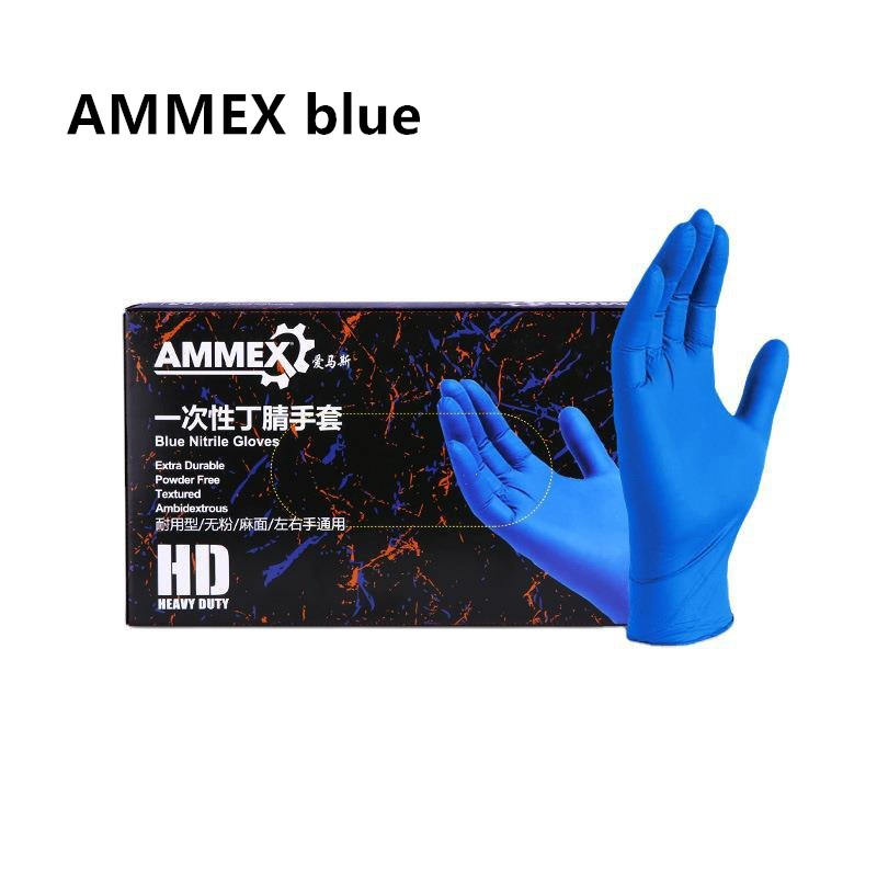 100% Nitrile Gloves Black 100p - огляд і ціна Exam Glove Nitrile