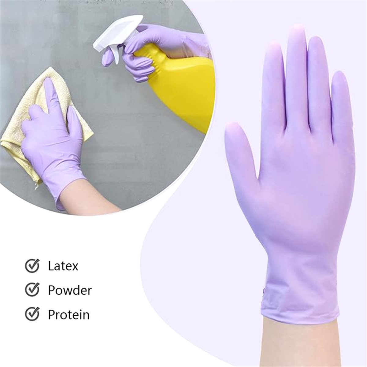 High Quality 100pcs Nitrile Ex - огляд і ціна Exam Glove Nitrile