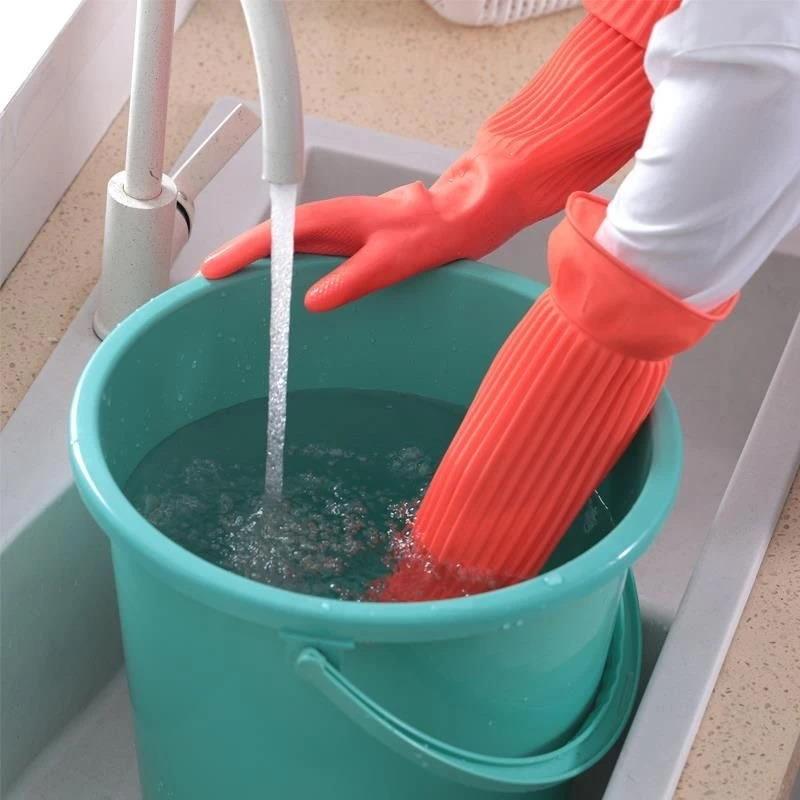 Long Reusable Rubber Dishwashi - огляд і ціна Rubber Glove Cleaning
