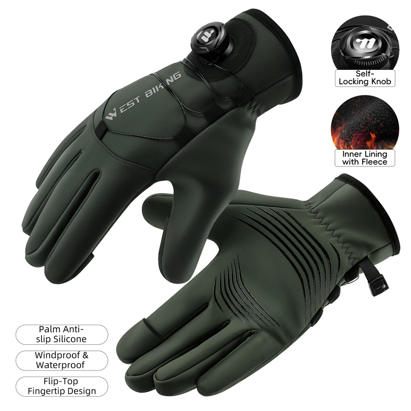 Winter Bike Gloves Magnetic Qu - огляд і ціна Winter Glove Insulated