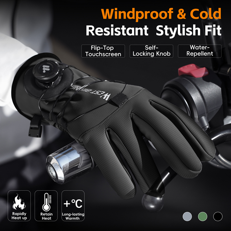 Winter Bike Gloves Magnetic Qu - огляд і ціна Winter Glove Insulated