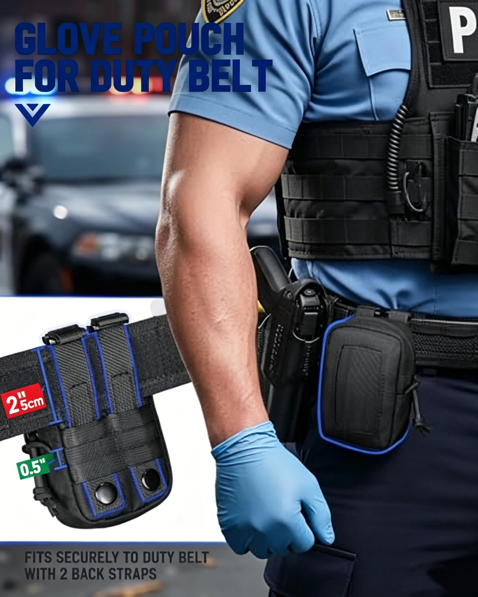 Disposable Glove Pouch MOLLE N - огляд і ціна Latex Disposable Glove