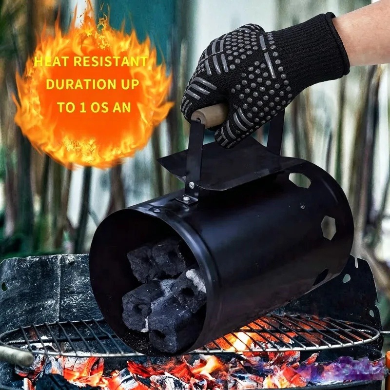 1pc/1 pair of Barbecue gloves  - огляд і ціна Oven Mitt Silicone