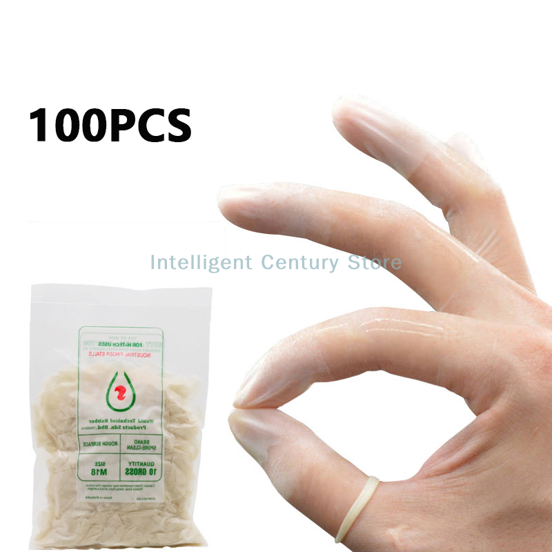 100 Pcs Rubber Non-slip Anti-s - огляд і ціна Latex Disposable Glove