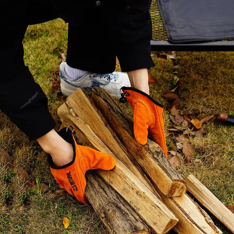 Heat Resistant BBQ Gloves, Cow - огляд і ціна Heat Resistant Glove