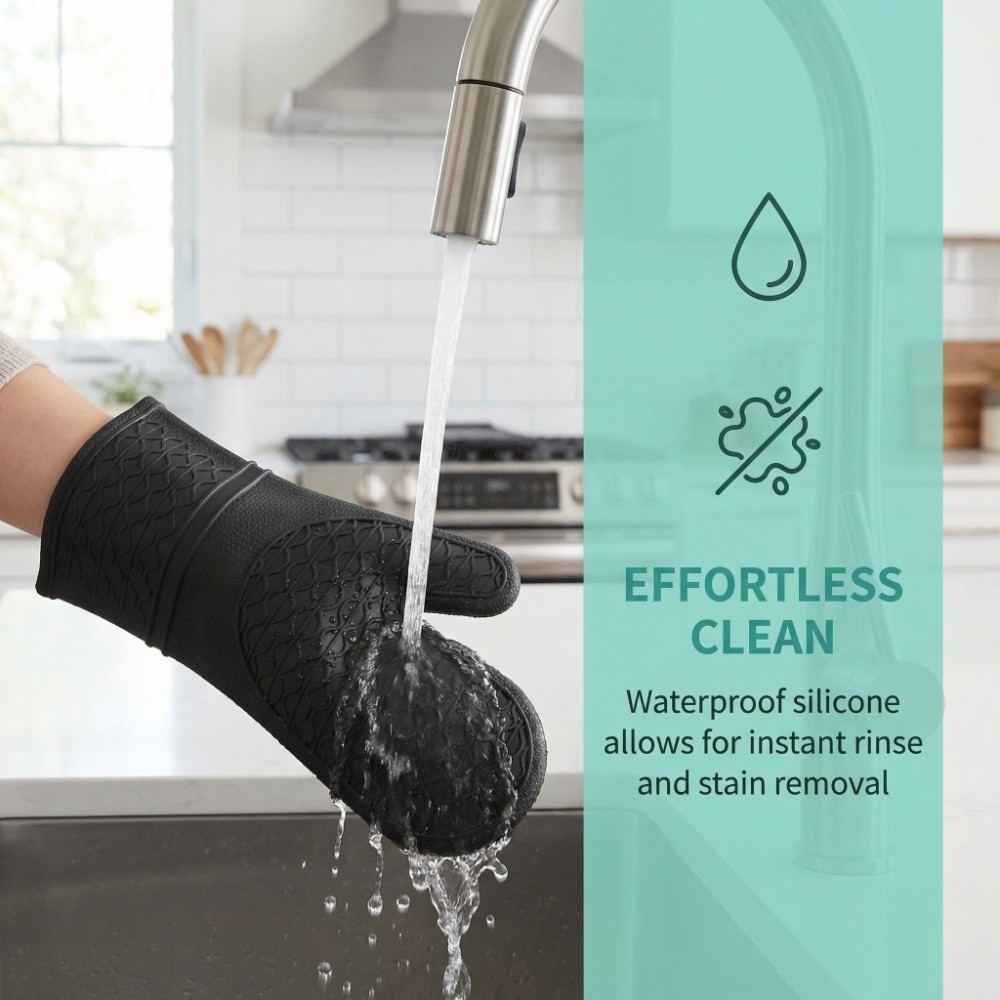 Food Grade Silicone Oven Mitts - огляд і ціна Oven Mitt Silicone