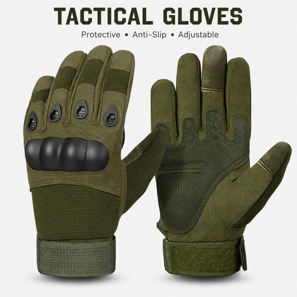Full Finger Tactical Gloves wi - огляд і ціна Motorcycle Glove Knuckle
