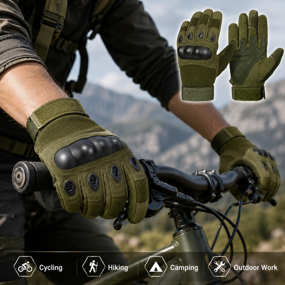 Full Finger Tactical Gloves wi - огляд і ціна Motorcycle Glove Knuckle