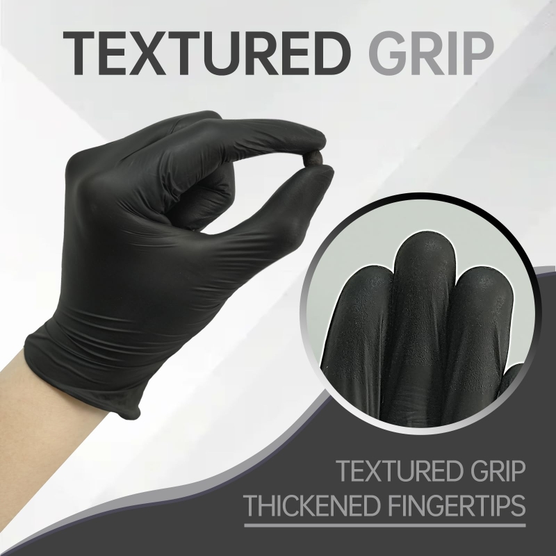 100PCS Black Nitrile Gloves Di - огляд і ціна Nitrile Mechanic Glove