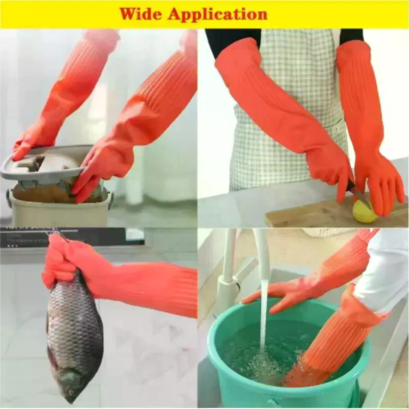 Long Reusable Rubber Dishwashi - огляд і ціна Dish Glove Rubber