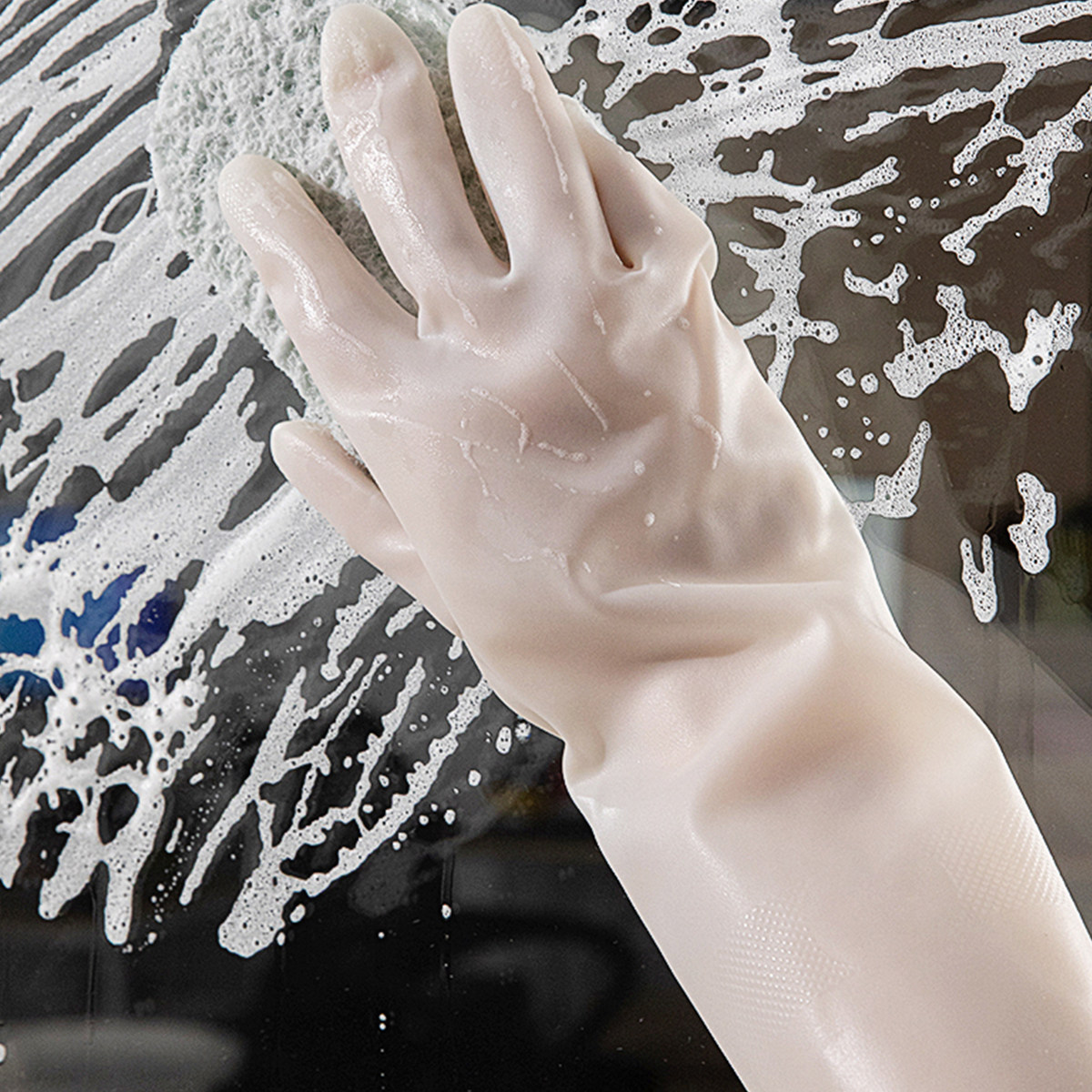 1Pair Waterproof Dishwashing G - огляд і ціна Dish Glove Rubber