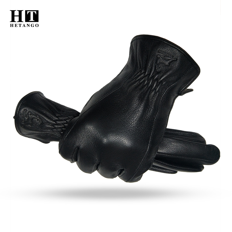  Winter Men's Black Buckskin  - огляд і ціна Wool Glove Lined
