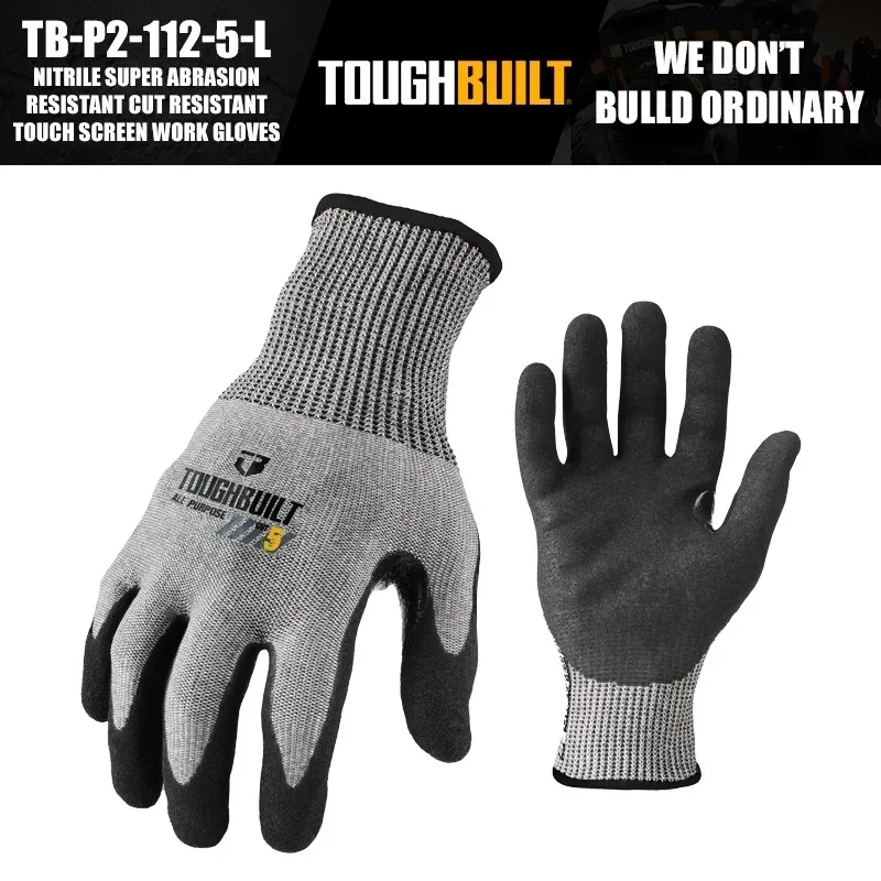 ToughBuilt TB-P2-112-5-L Nitri - огляд і ціна Cut Resistant Glove