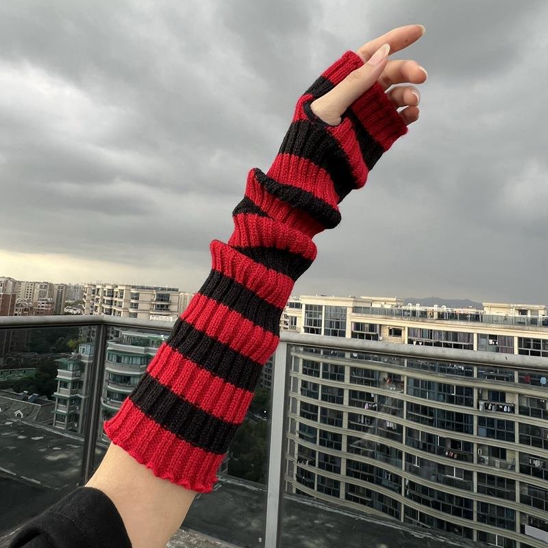 Winter Warm Long Sleeves Gothi - огляд і ціна Fingerless Glove Knit