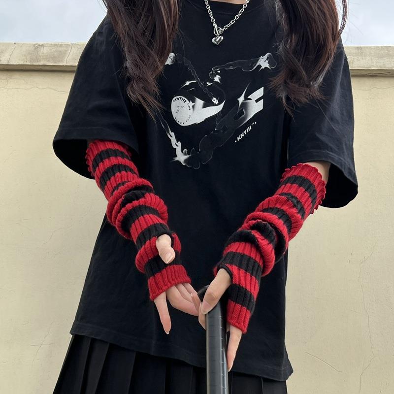 Winter Warm Long Sleeves Gothi - огляд і ціна Fingerless Glove Knit