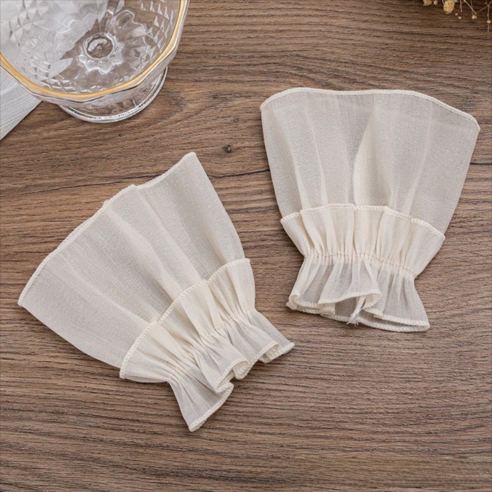Ruched Pleated Detachable Cuff - огляд і ціна Fingerless Glove Knit
