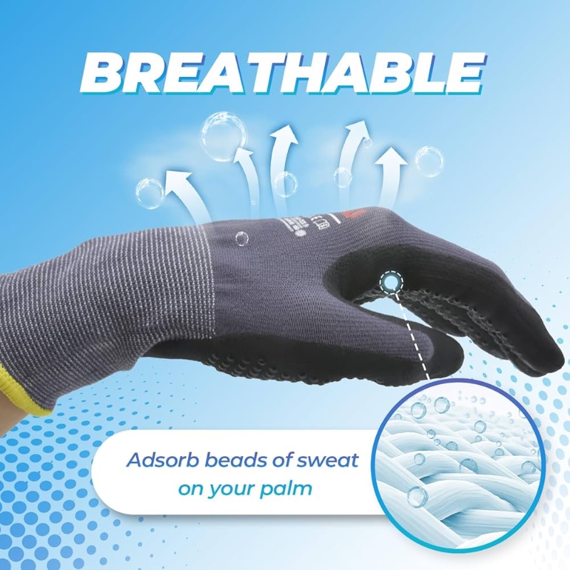 Micro-Foam Nitrile Coated Safe - огляд і ціна Nitrile Mechanic Glove