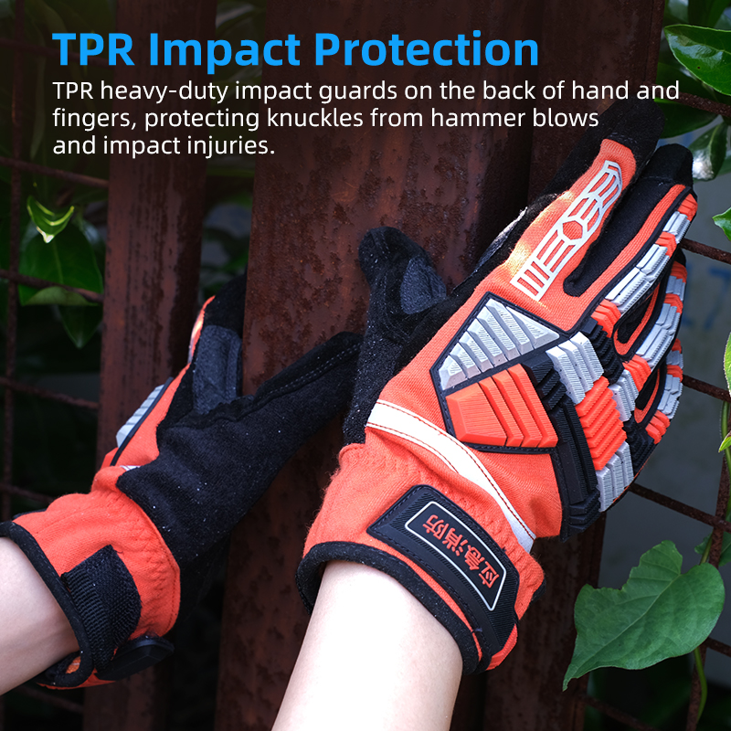 XYEHS 1 Pair TPR Impact Resist - огляд і ціна Work Glove Impact