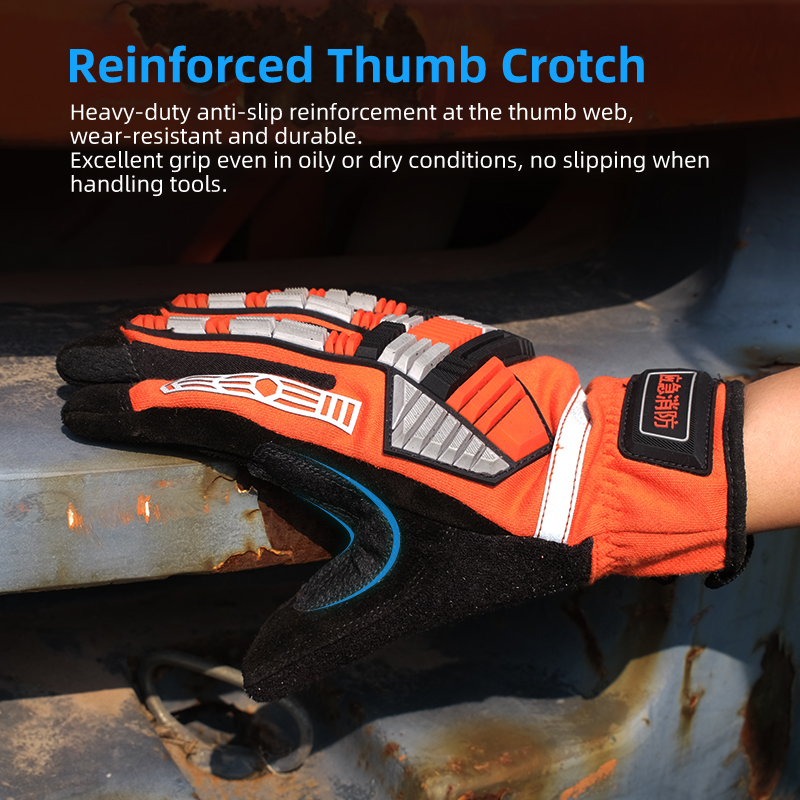 XYEHS 1 Pair TPR Impact Resist - огляд і ціна Work Glove Impact