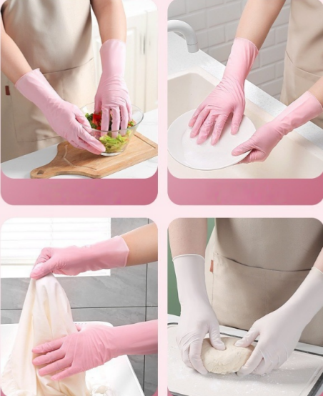 9in Long Disposable gloves - F - огляд і ціна Rubber Glove Cleaning