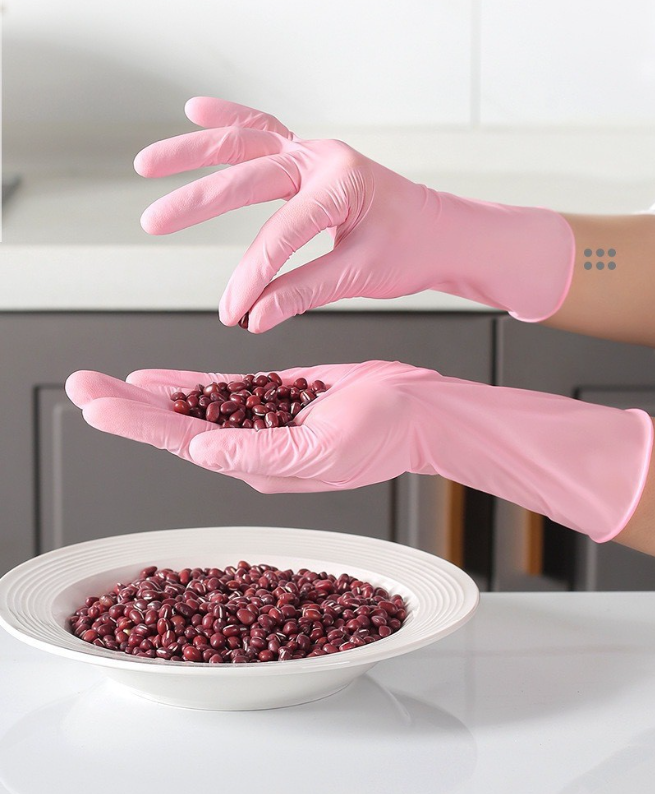 9in Long Disposable gloves - F - огляд і ціна Rubber Glove Cleaning