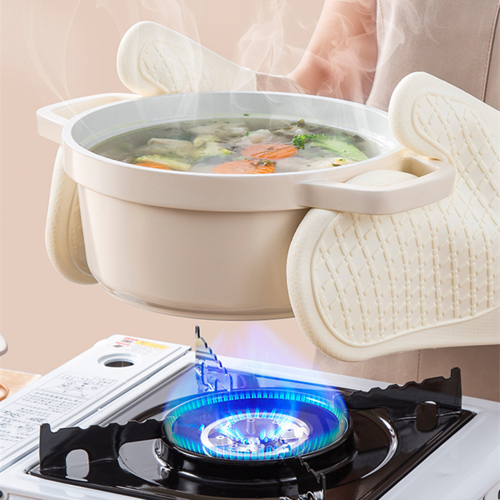 Heat Resistant Silicone Gloves - огляд і ціна Oven Mitt Silicone