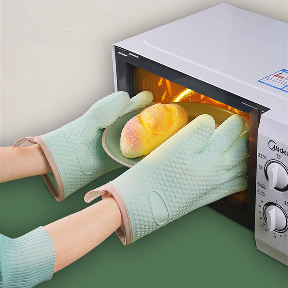 Heat Resistant Silicone Gloves - огляд і ціна Oven Mitt Silicone