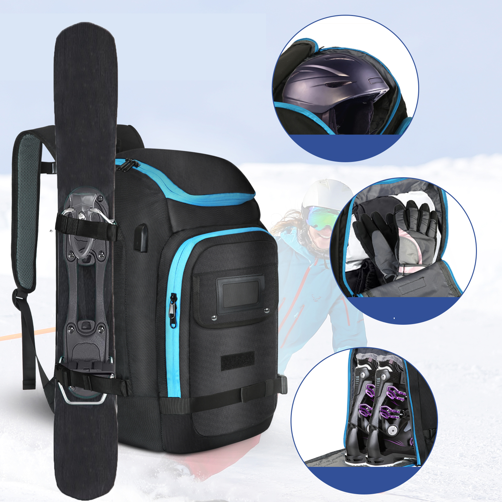 Large Capacity Ski Boot Bag Ba - огляд і ціна Ski Glove Waterproof
