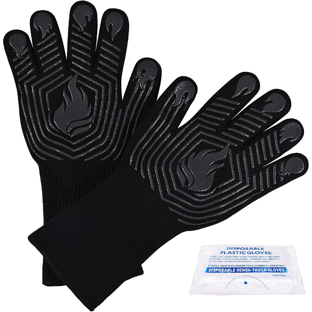 BBQ Gloves, 1472°F Heat Resist - огляд і ціна Heat Resistant Glove